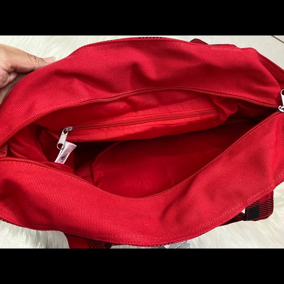 Mickey and Minnie Candy Cane Heart Tote - Picture 4 of 5